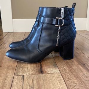 Marc Fisher Black Leather Bootie size 10